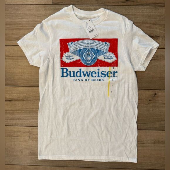 Men’s Budweiser short sleeve graphic tee nwt beer s small t shirt - Picture 1 of 1